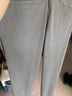 皮爾卡丹（pierre cardin）潮流商務(wù)休閑褲男士韓版修身小腳西褲英倫長(cháng)褲春季垂感九分西裝褲 K986中灰 長(cháng)褲 32 適合130-139斤左右 曬單實(shí)拍圖
