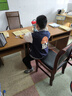 班納班納男童秋季套裝2025新款男大童帥氣棒球服秋裝外套兒童春秋炸街童裝 N帽子_背藏青+N帽子K藏青 150 曬單實(shí)拍圖