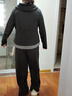 俞兆林（YUZHAOLIN）休閑套裝2025年春裝假兩件運(yùn)動(dòng)風(fēng)連帽上衣搭直筒褲兩件套 Y51K078 曬單實(shí)拍圖