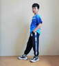 G.DUCKKIDS童裝男童夏裝套裝新款兒童衣服夏天薄款男孩吊染t恤中大童兩件套 漸變灰色【限時(shí)優(yōu)惠】 160 建議身高150-160年齡12-13 曬單實(shí)拍圖