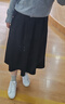 對白優(yōu)雅赫本風(fēng)半身裙女春裝新款2025年黑色流行傘裙氣質(zhì)通勤裙子 黑色 XL 曬單實(shí)拍圖