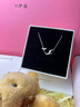 足銀999項鏈女鎖骨鏈海豚吊墜學(xué)生首飾品生日禮物情人節送女友 足銀999海豚項鏈 曬單實(shí)拍圖