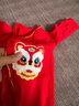 貝瑞加（Babyprints）嬰兒禮盒連體衣胎帽套裝新生兒禮物大紅色純棉衣服自用 59 曬單實(shí)拍圖