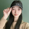 李寧（LI-NING）帽子跑步空頂帽女羽毛網(wǎng)球遮陽帽戶外運動防曬帽男登山馬拉松速干 黑色【反光logo-輕盈透氣】 曬單實拍圖