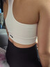 李寧（LI-NING）運動內衣文胸女瑜伽健身背心跑步中強防震bra無鋼圈聚攏胸衣美背 標準黑【工字型肩帶】 S 曬單實拍圖