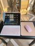 鹵般適用于ipad迷你7平板保護(hù)套新款帶鍵盤ipadmini6外殼7.9英寸外接藍(lán)牙鼠標(biāo)套裝5/4橫豎支撐3+y折疊 漾粉【Y+三折】橫豎支撐/防彎抗摔】 iPad Mini1/2/3(7.9英寸) 曬單實(shí)拍圖