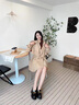 凱利 蕾莉（KELLY REILL）品牌英倫風(fēng)小皮鞋厚底樂(lè)福鞋女2025秋季新款單鞋女黑色內(nèi)增高女鞋 黑色 單里-10厘米 34 曬單實(shí)拍圖