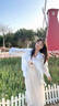 紫涵（ZIHAN）紫涵長(zhǎng)款防曬襯衫外套女2025年夏季新款透氣輕薄藍(lán)色簡(jiǎn)約寬松上衣 云朵藍(lán) M 曬單實(shí)拍圖
