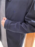 皮爾卡丹（pierre cardin）夾克男行政商務(wù)外套男士翻領(lǐng)上衣春秋季休閑男裝 藏青色 XL (180) 曬單實(shí)拍圖