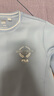 FILA 斐樂(lè )官方男子套頭衛衣2025春新款網(wǎng)球運動(dòng)基礎干爽針織上衣 中紀藍-LB L 175/96A/L 曬單實(shí)拍圖