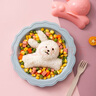 魔幻廚房 寶寶飯團(tuán)模具工具diy動(dòng)物卡通輔食模具壽司工具卡通米飯模具套裝 【兔子＋海豚+花花】趣味飯團(tuán)模具 曬單實(shí)拍圖