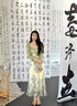 FSHE純欲風(fēng)蕾絲拼接印花吊帶連衣裙女夏法式氣質(zhì)度假長(zhǎng)裙開衫兩件套 花色連衣裙 【單件】 S 曬單實(shí)拍圖