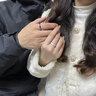 梵鉑姿情侶戒指純銀對戒一對情侶款男女生紀念情人節(jié)生日禮物送男女朋友 黑夜與黎明對戒女款【戒指禮盒】 曬單實拍圖