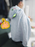 可韻（CORY）午睡毯小學(xué)生教室用兒童保暖毛毯披肩斗篷防著涼神器午休毯子 蘭 曬單實(shí)拍圖