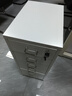 康逗 鋼制辦公柜子文件柜鐵皮柜桌下抽屜柜 儲物移動(dòng)活動(dòng)矮柜辦公 白色五抽帶滑輪帶鎖 曬單實(shí)拍圖