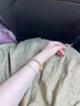HR赫蓮輕奢娜綠幽靈水晶手鏈綠發(fā)晶手串情人節(jié)禮物女生日禮物送女友 綠幽靈黃水晶貔貅手串【禮盒】 曬單實拍圖