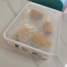 MRUN麥潤食品級抗菌包子饅頭保鮮盒餃子早餐專用收納盒大容量冷凍冰箱用盒 4L單個裝透明【帶抗菌更放心】 曬單實拍圖
