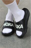 HOKA男女款夏季運(yùn)動(dòng)拖鞋ORA ATHLETIC SLIDE休閑輕便新款 黑色/白色 37.5 曬單實(shí)拍圖