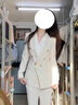 FSHE白色v領(lǐng)職業(yè)襯衫女裝廳里廳氣衣服內(nèi)搭上衣正裝面試套裝雪紡襯衣 白色 長袖 S 適合85-93斤可穿 曬單實拍圖