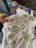 小三月男女寶寶夾棉衣服冬季嬰兒加厚分體兩件套裝棉衣棉褲冬裝棉服外穿 A107套裝小熊黃 90碼，建議21-26斤 曬單實拍圖