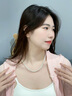 鳳禧珠寶和田玉項(xiàng)鏈女士款白玉珠子玉石項(xiàng)鏈送媽媽生日禮物 約8mm 曬單實(shí)拍圖
