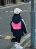 G.DUCKKIDS兒童沖鋒衣三合一可拆卸女童外套秋冬款2024新款加厚女寶寶上衣 藏青色外套+內(nèi)里 120 cm 曬單實(shí)拍圖