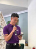 匯彩衫純棉polo衫定制工作服印logo夏季短袖t恤企業(yè)員工紫色文化衫工裝 DC-5511短袖紫色 XL 曬單實(shí)拍圖