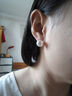 DAISY DREAM999足銀施家大珍珠耳釘女法式氣質(zhì)耳環(huán)簡(jiǎn)約復古高端大氣時(shí)尚耳飾 【1.2cm澳白珠】999銀珍珠耳釘 曬單實(shí)拍圖