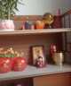 以搭財(cái)庫(kù)鑰匙相框擺件開金庫(kù)財(cái)神五路財(cái)八方財(cái)十二生肖金鑰匙公室擺件 【鼠】金庫(kù)擺件加強(qiáng)版+200粒元寶胡桃木色 曬單實(shí)拍圖