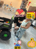 奇動(dòng)兒童電動(dòng)車1-3歲男女寶寶遙控汽車四輪玩具車可坐人孩子越野車 頂配灰：四驅(qū)+遙控+12v超大電瓶 曬單實(shí)拍圖