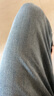 SHANSHAN杉杉休閑褲男秋冬季商務(wù)休閑男士保暖燈芯絨直筒長(zhǎng)褲中青年寬松褲 黑色（加絨） 2XL /185 曬單實(shí)拍圖