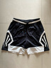 安踏（ANTA）歐文系列 男女夏季新款寬松籃球五分褲針織運動(dòng)比賽短褲172521307 基礎黑 -5 XL (女生選購建議偏小一碼) 曬單實(shí)拍圖