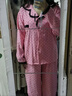 浪莎波點(diǎn)睡衣女春夏新款長(cháng)袖長(cháng)褲蕾絲拼接闊腿褲甜美少女風(fēng)家居服套裝 粉底黑邊 M 【收藏關(guān)注送小禮品】 曬單實(shí)拍圖