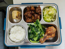 金鑰匙304不銹鋼飯盒便當盒保溫學生分格便攜分隔型上班族餐盒 五格藍色【送 餐 2.0L 曬單實拍圖