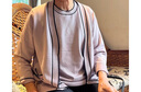 俞兆林（YUZHAOLIN）2025新款媽媽春裝針織開衫外套40歲50中老年女裝春秋上衣兩件套裝 紫色 L 建議105-120斤) 曬單實(shí)拍圖