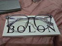 BOLON暴龍眼鏡近視眼鏡框經(jīng)典黑框百搭D型光學(xué)鏡男女款可配度數BJ5176 B16 透灰鏡框 框+暴龍光贊防藍光1.60(400度內) 曬單實(shí)拍圖