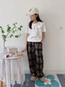 真維斯女童短袖t恤純棉夏季2025年新款夏裝女孩半袖薄款衣服中大童童裝 紫 魔法卷毛狗+白 魔法狗 140 曬單實拍圖