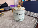 汝道（RUDAO）汝窯辦公杯陶瓷帶過(guò)濾茶杯描金汝瓷可養開(kāi)片辦公室茶水分離泡茶杯 描金流水生財龍雀杯【四件套】 曬單實(shí)拍圖