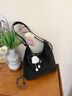 愛(ài)情海包包女包單肩斜挎托特包大容量背包通勤生日禮物高級感送女友老婆 【黑色】洋氣小眾實(shí)用大包 簡(jiǎn)約休閑時(shí)尚百搭輕奢高端小包 曬單實(shí)拍圖