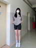 莫代爾安全褲女防走光夏季免穿內(nèi)褲二合一收腹提臀三分瑜伽鯊魚打底短褲 深灰色【收腹提臀 免穿內(nèi)褲】 XL 適合120-135斤 曬單實(shí)拍圖