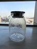 青蘋(píng)果加厚冷水壺玻璃水壺家用耐高溫泡茶壺冷泡瓶涼水杯冰箱涼水壺套裝 直筒米粒壺1200ml 曬單實(shí)拍圖