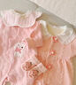 新生兒禮盒套裝嬰幼兒衣服出生女寶寶滿(mǎn)月見(jiàn)面送禮物高檔實(shí)用秋冬 草莓白巧桃栗子 0-4個(gè)月 曬單實(shí)拍圖