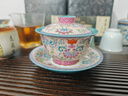 鎮師傅景德鎮琺瑯彩萬(wàn)花彩三才蓋碗茶杯家用高檔陶瓷泡茶碗功夫茶具套裝 琺瑯彩【萬(wàn)花蓋碗】簡(jiǎn)裝 曬單實(shí)拍圖