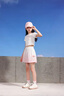 moonkids女童冰絲短褲夏季新款休閑褲子外穿2025新款夏裝兒童速干半褲女孩 18470粉色短褲 120 cm 曬單實(shí)拍圖