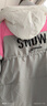 雪中飛kids童裝兒童羽絨服新款時(shí)尚女童中大童撞色拼接洋氣羽絨服 淺灰色 150 曬單實(shí)拍圖