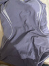 李寧（LI-NING）泳衣女連體三角易干泳裝健身競速女式泳衣紫色修身溫泉度假泳衣 泳帽套裝 XL 【身高165-170體重55-60】 曬單實(shí)拍圖