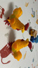 網(wǎng)紅發(fā)條蹦跳大公雞玩具上鏈條仿真動物嬰幼兒學(xué)爬2-4周歲 跳跳大公雞兩只 曬單實(shí)拍圖