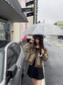 衣典零一（LEDIALYI）美拉德pu皮拼接外套女短款2025春季新款小個(gè)子高級(jí)感休閑夾克上衣 圖片色 S （建議85-105斤） 曬單實(shí)拍圖
