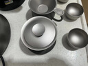 正宗純鈦雙層蓋碗茶具套裝露營(yíng)泡茶杯便捷式鈦合金旅行茶具送禮 純鈦便攜蓋碗【六杯裝】 曬單實(shí)拍圖