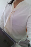 HLA海瀾之家長(cháng)袖襯衫女春季通勤風(fēng)純色梭織襯衣女裝 曬單實(shí)拍圖